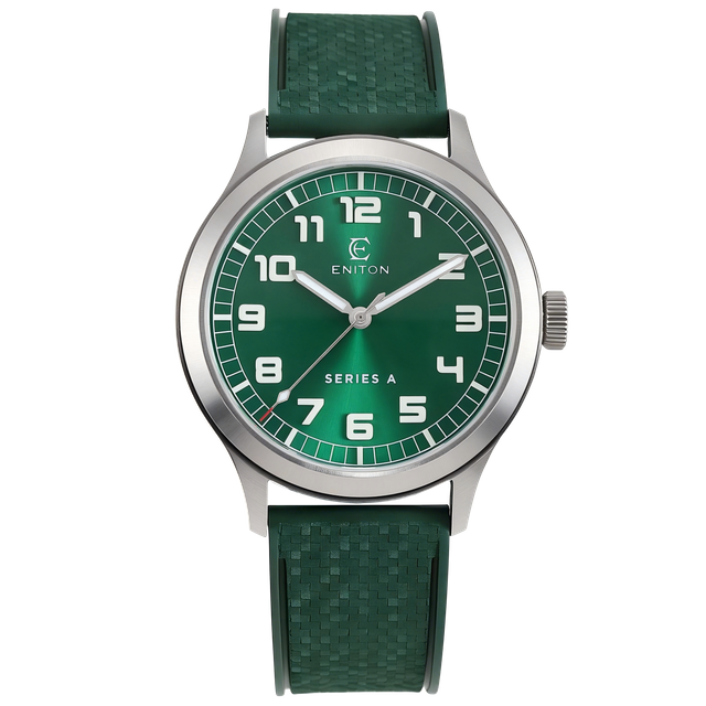 SA0039R FKM Rubber Band 316L NH38A Movement 5ATM 3D Luminous Sunburst Dial Fashion Watch