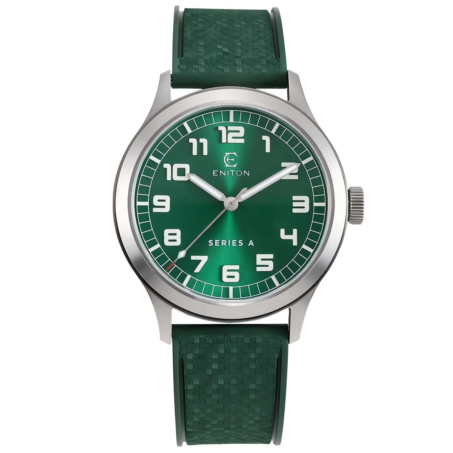 SA0039R FKM Rubber Band 316L NH38A Movement 5ATM 3D Luminous Sunburst Dial Fashion Watch