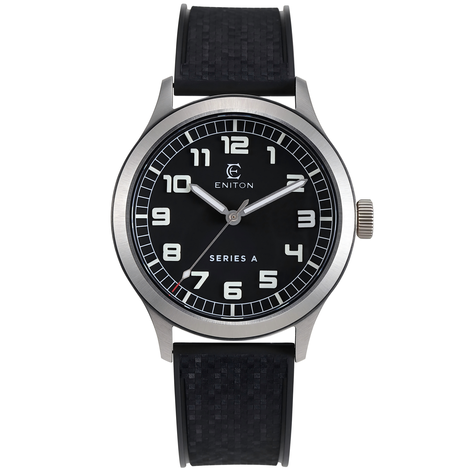 SA0039R FKM Rubber Band 316L NH38A Movement 5ATM 3D Luminous Sunburst Dial Fashion Watch