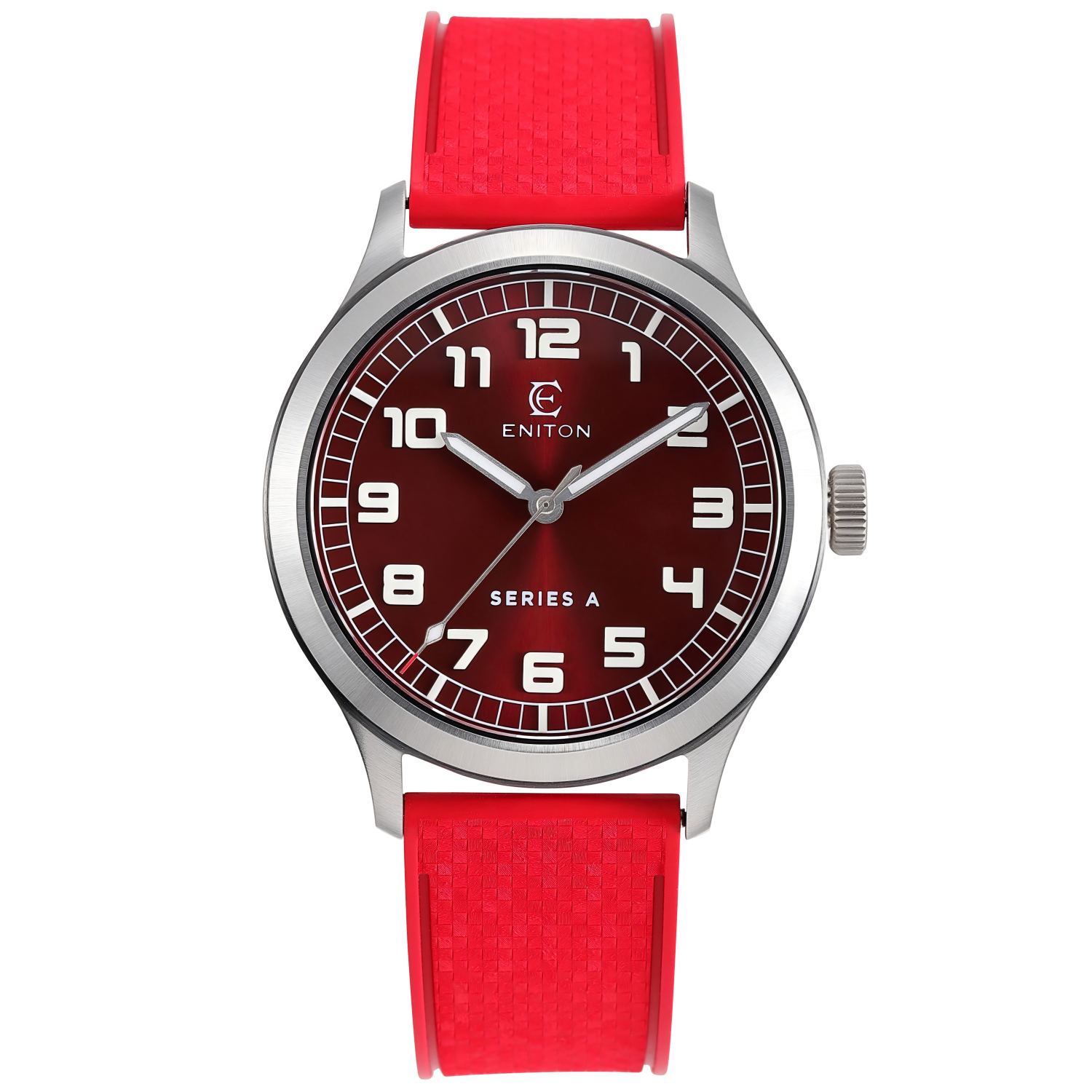 SA0039R FKM Rubber Band 316L NH38A Movement 5ATM 3D Luminous Sunburst Dial Fashion Watch