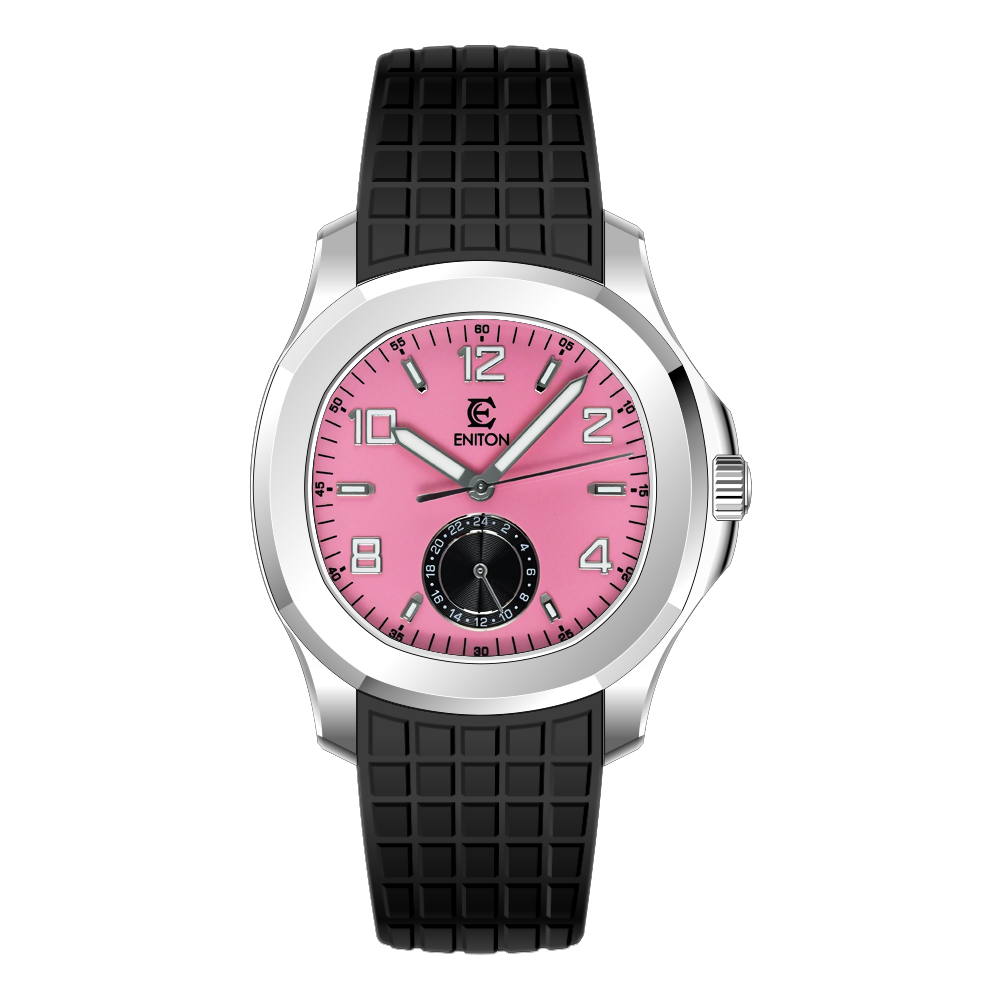 S1126-R1 Quartz Watch FKM Fluororubber Band Stainless Steel 316L VH61 Movement 5ATM Slim Sport Men Watch