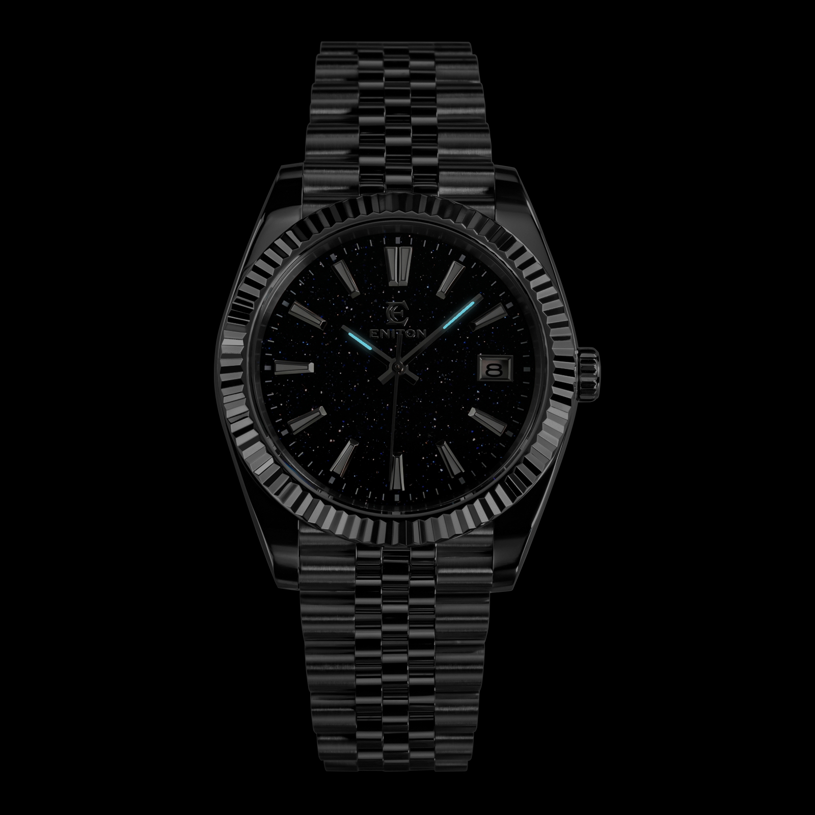 S1112G Aventurine Dial Mechanical Watches Two Tone 316L NH35 Movement 5ATM Luxurious Unique Business Men Watch