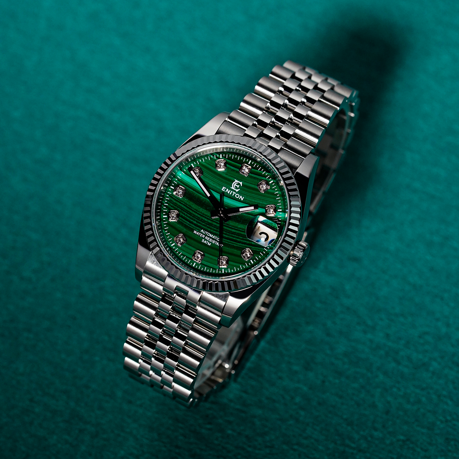 S1112M Precious Stone Dial 316L NH35 Movement 5ATM Luxurious Mechanical Watch