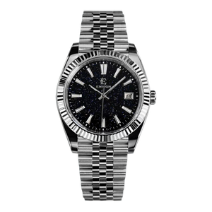S1112G Aventurine Dial Mechanical Watches Two Tone 316L NH35 Movement 5ATM Luxurious Unique Business Men Watch